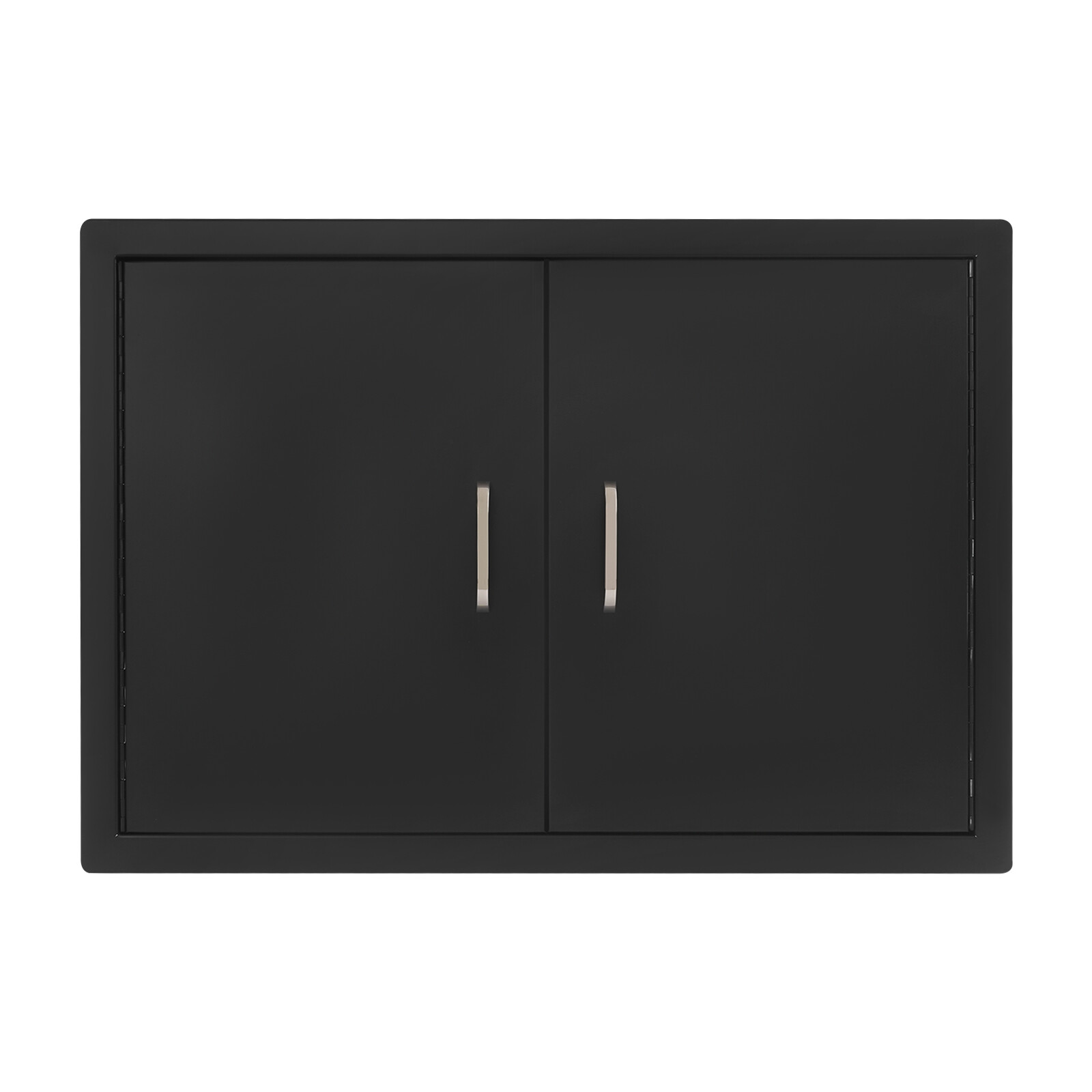 BBQ Access Door for Outdoor Kitchen Black Double Outdoor Kitchen Door