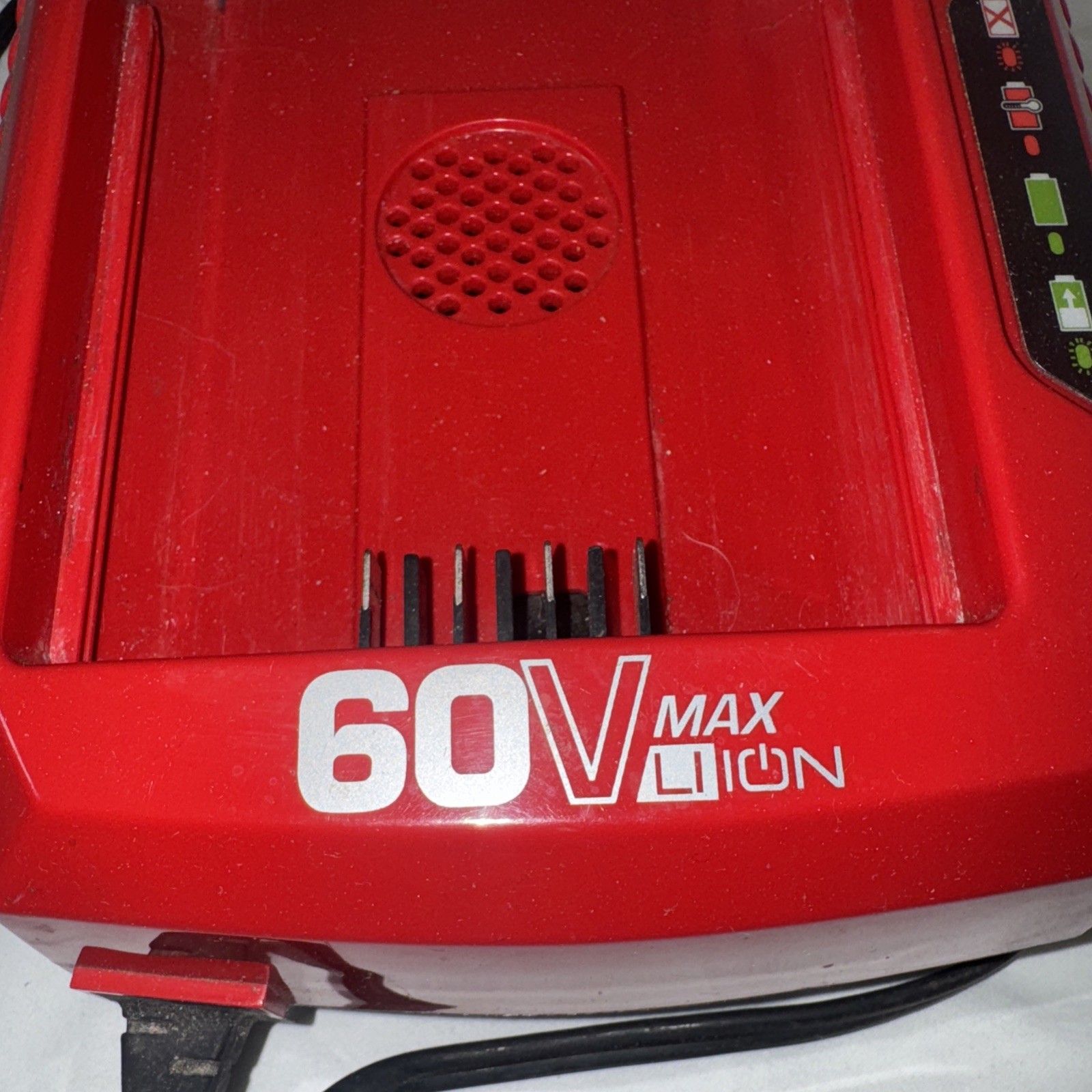 Snapper 60V Li-Ion Battery ~ CHARGER ONLY ~ SCH60V Red ( Battery Not Included )