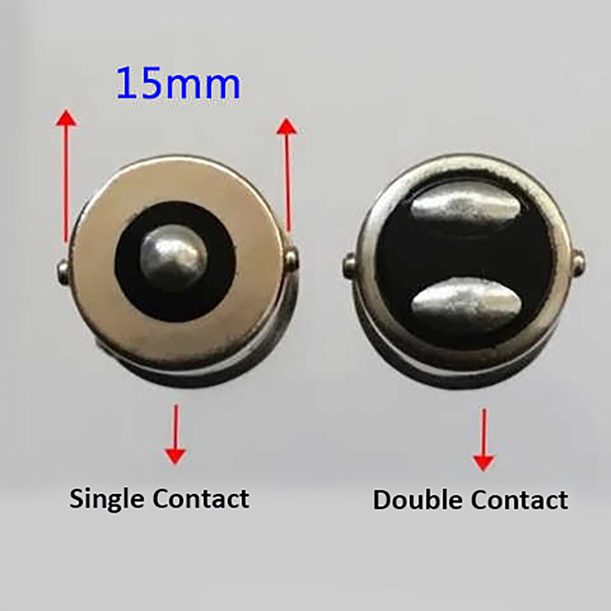 BA15s Bayonet Indicator Light Bulb Lamp Single/Double Contact 12V 24V 5W 10W