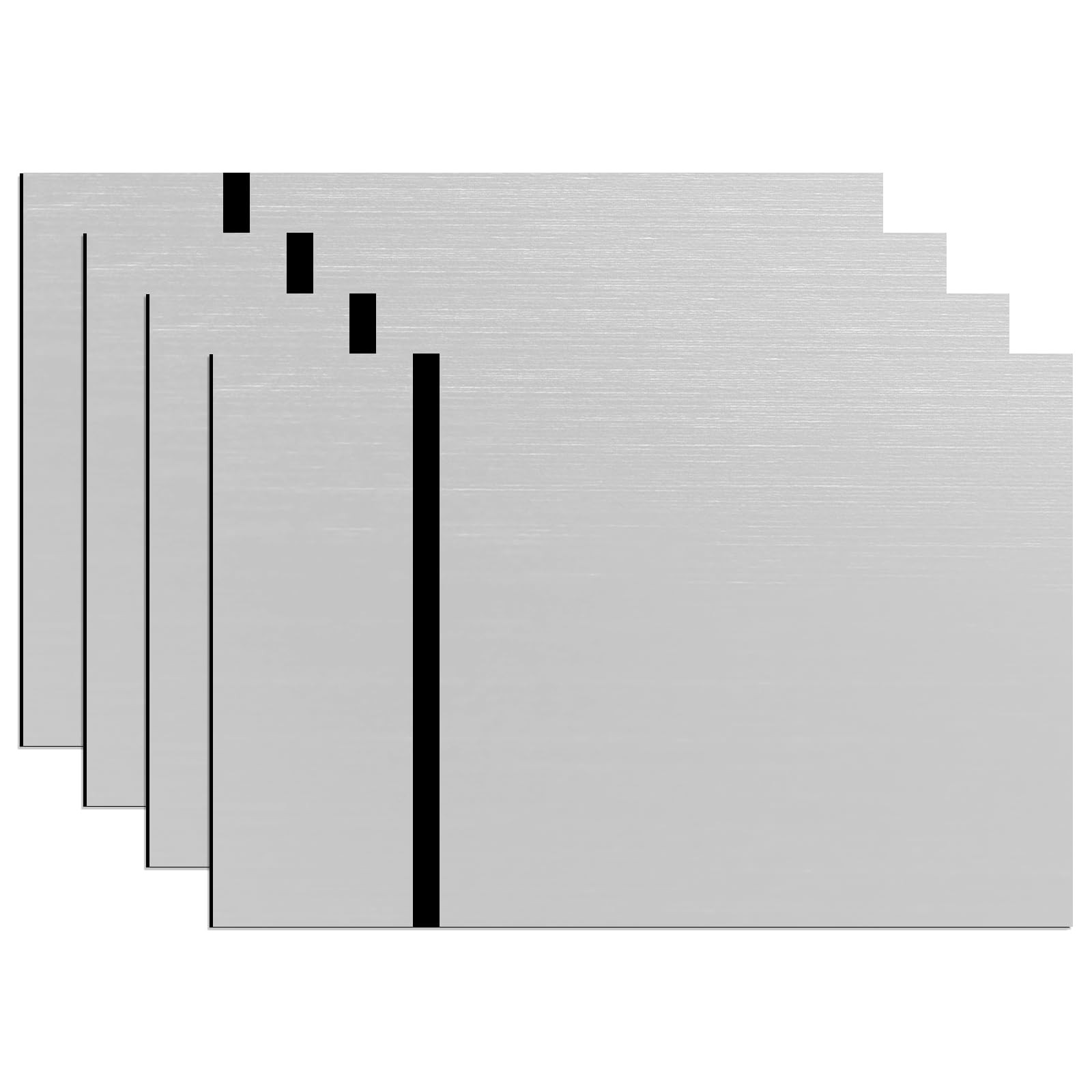 4PCS Laser Engraving Double Color ABS Plastic Sheet,Two-Tone Laserable Engrav…