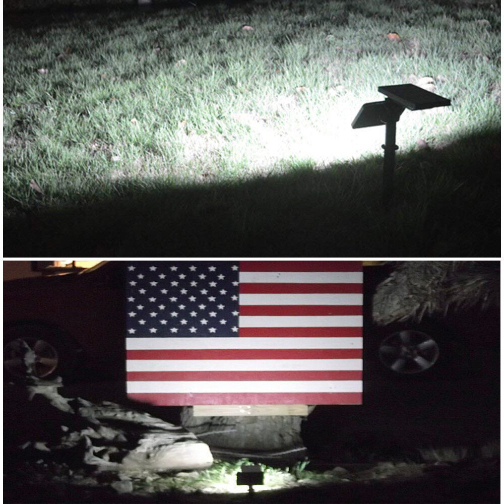 T-SUN Solar 54LED Spot Lights Landscape Outdoor Garden Pathway Waterproof Lamp