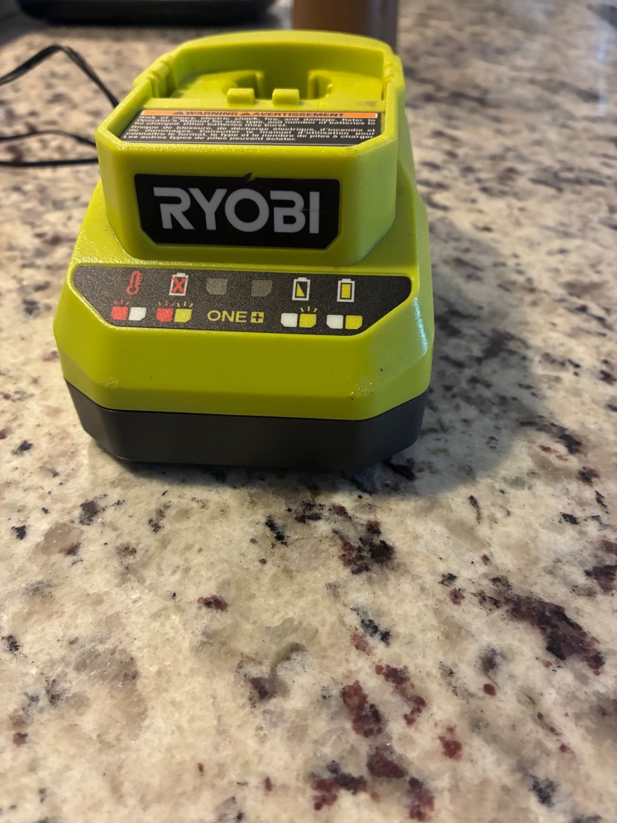 One Ryobi Battery Charger PCG002 Authentic 18V ONE+ Li-Ion ORIGINAL OEM