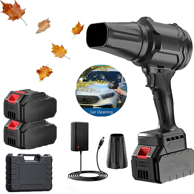 Handheld Cordless Leaf Blower 500,000 RPM Electric Leaf Blower Battery & Charger