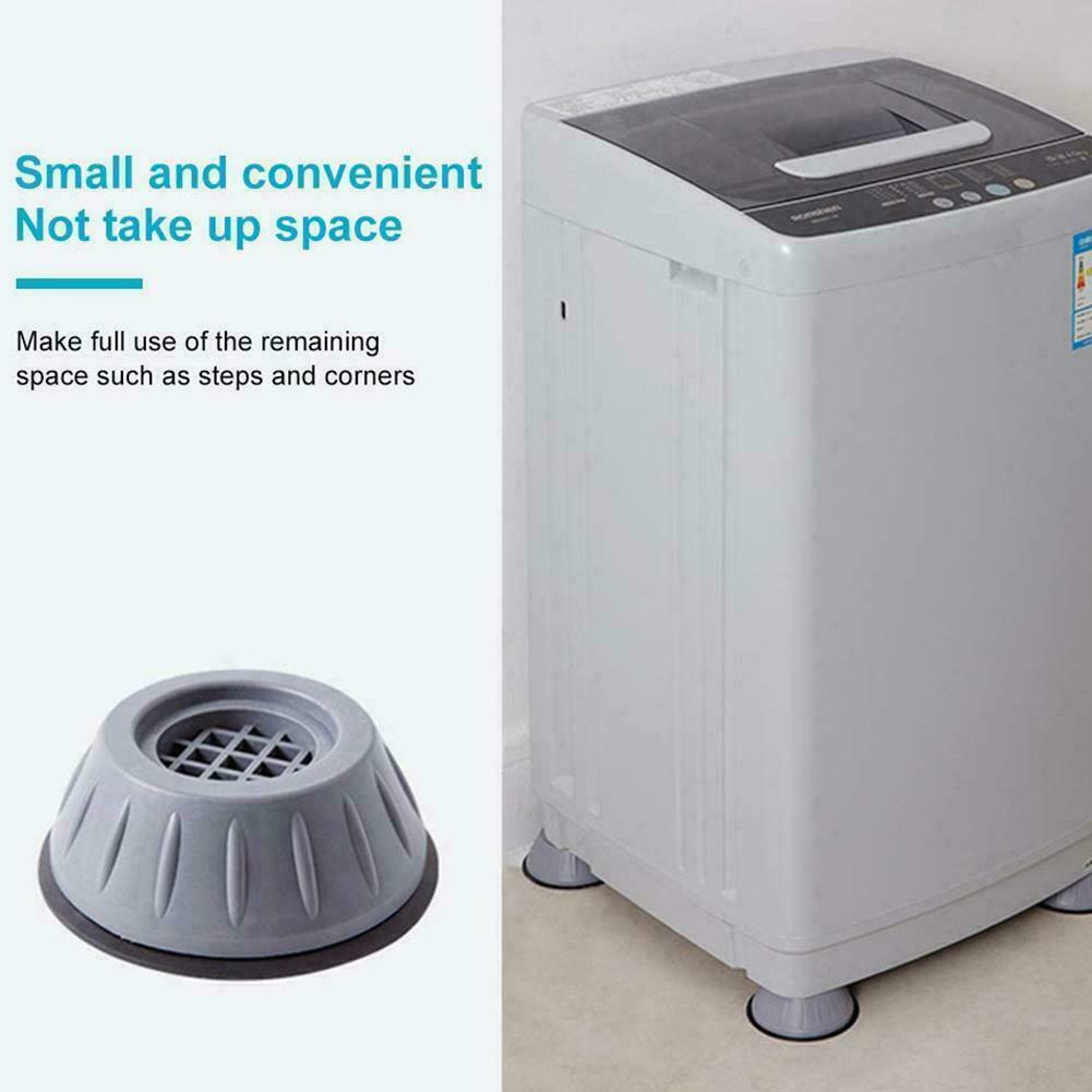4-PCS Anti Vibration Washing Machine Support Anti-Slip Rubber Feet Base Pads Mat