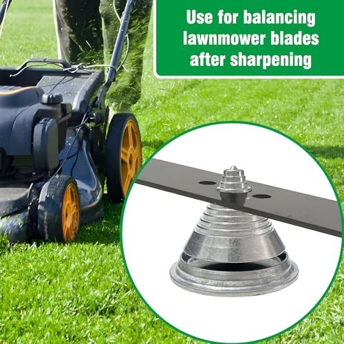 Lawn Mower Blade Balancer for Balances Blades After Sharpening, Metal 1pk
