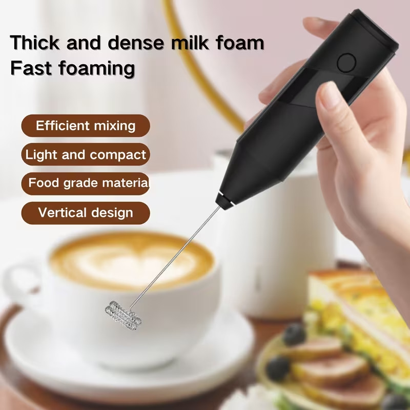 Battery Operated Handheld Electric Milk Frother Mini Coffee Whisk Drink Stirrer