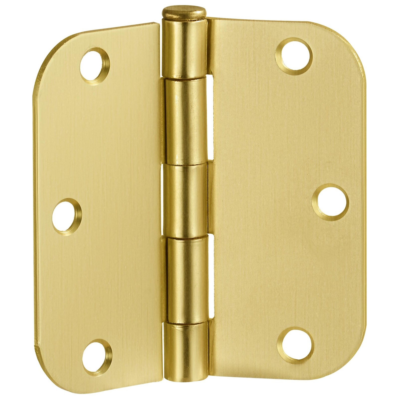 Design House Interior Door Hinges, 3.5 in. x 3.5 in., Rounded, 5/8in. Radius,…