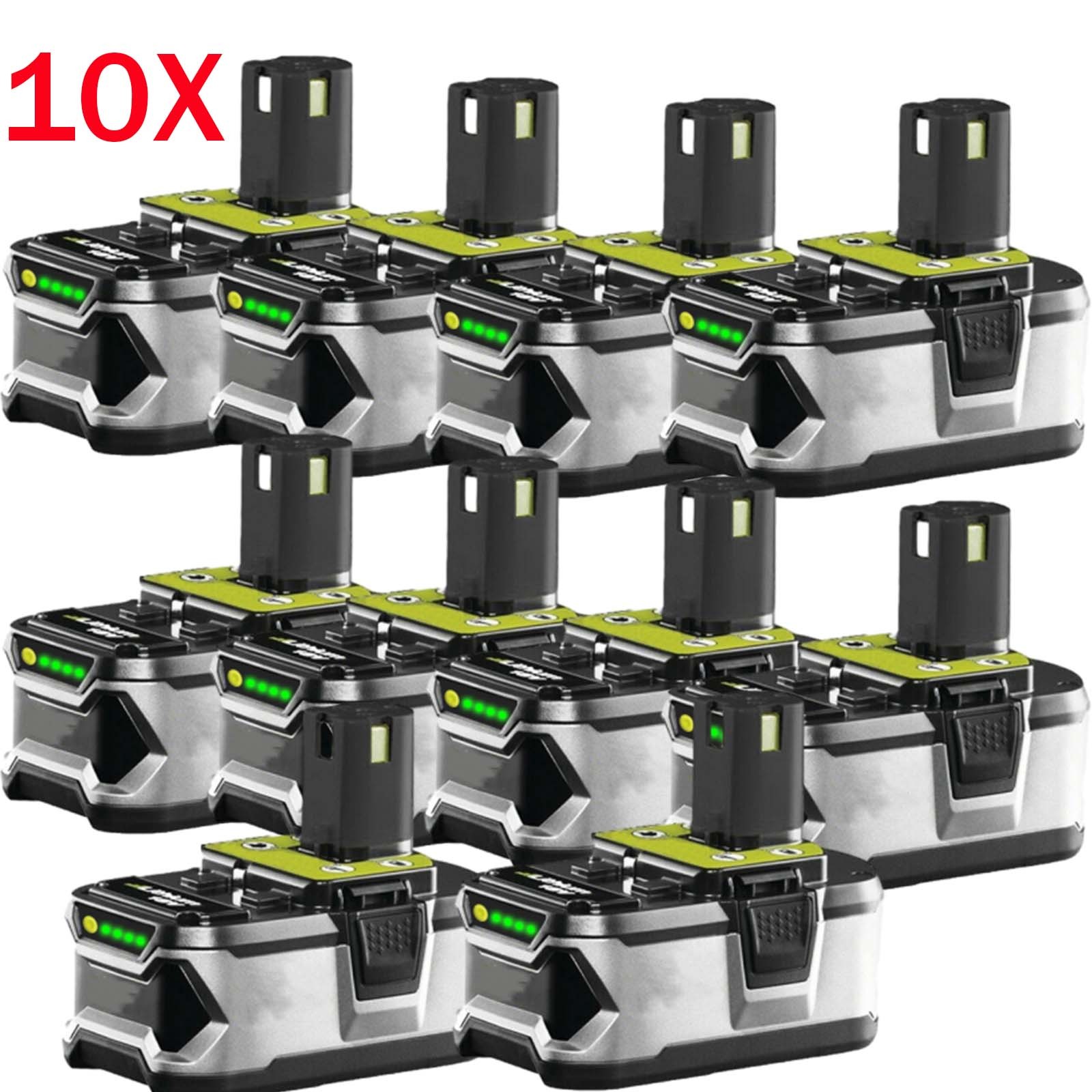 2-10pack For Ryobi One Plus P108 18 Volt Lithium-ion High Capacity Battery Lots