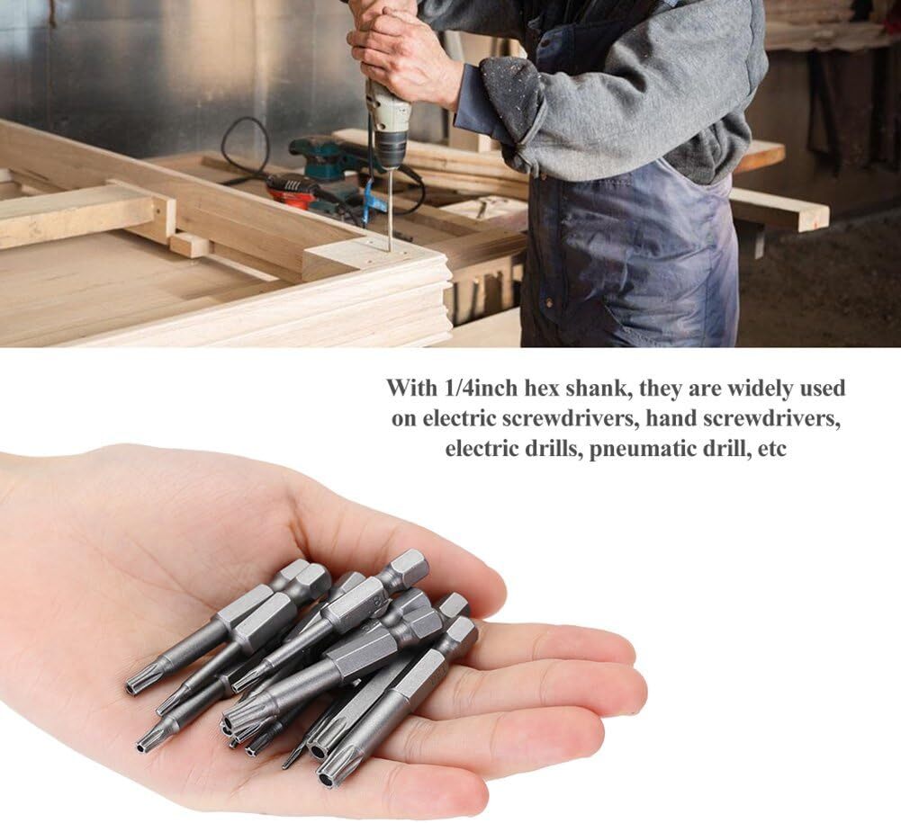 Security Torx Bit Set +Hex Key Allen Bit Set-For Power Drill & Impact Driver Lot