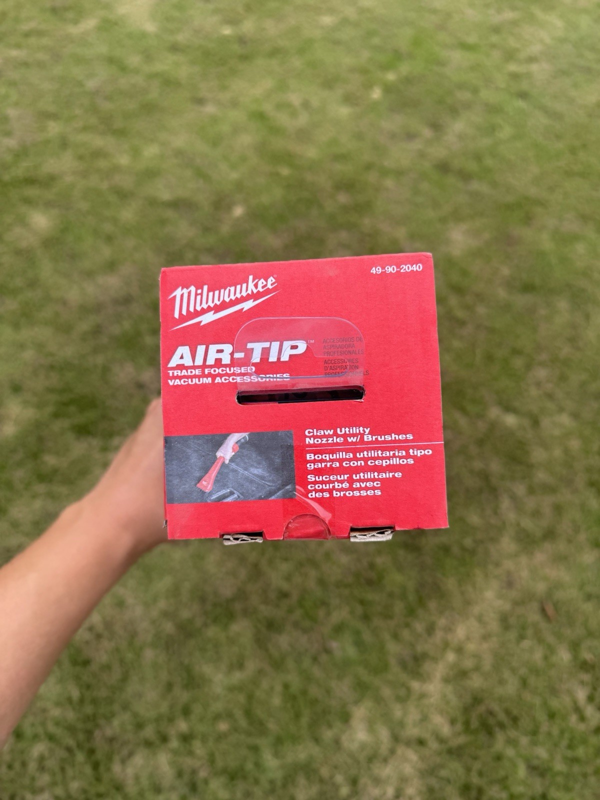 Milwaukee 49-90-2040 AIR-TIP Claw Utility Nozzle Attachment w/ Brushes