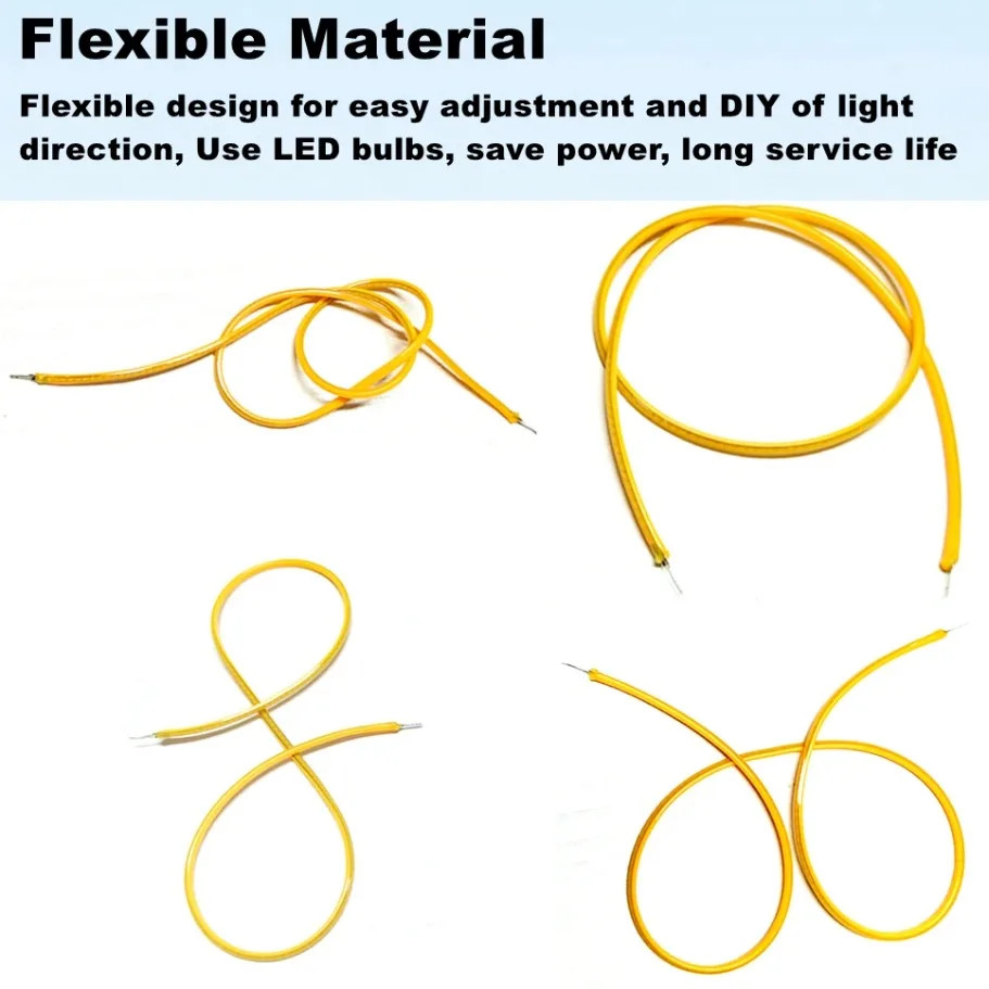 10PCS/Pack 3V LED Same End Filament Flexible Diode Lighting Strip Decoration