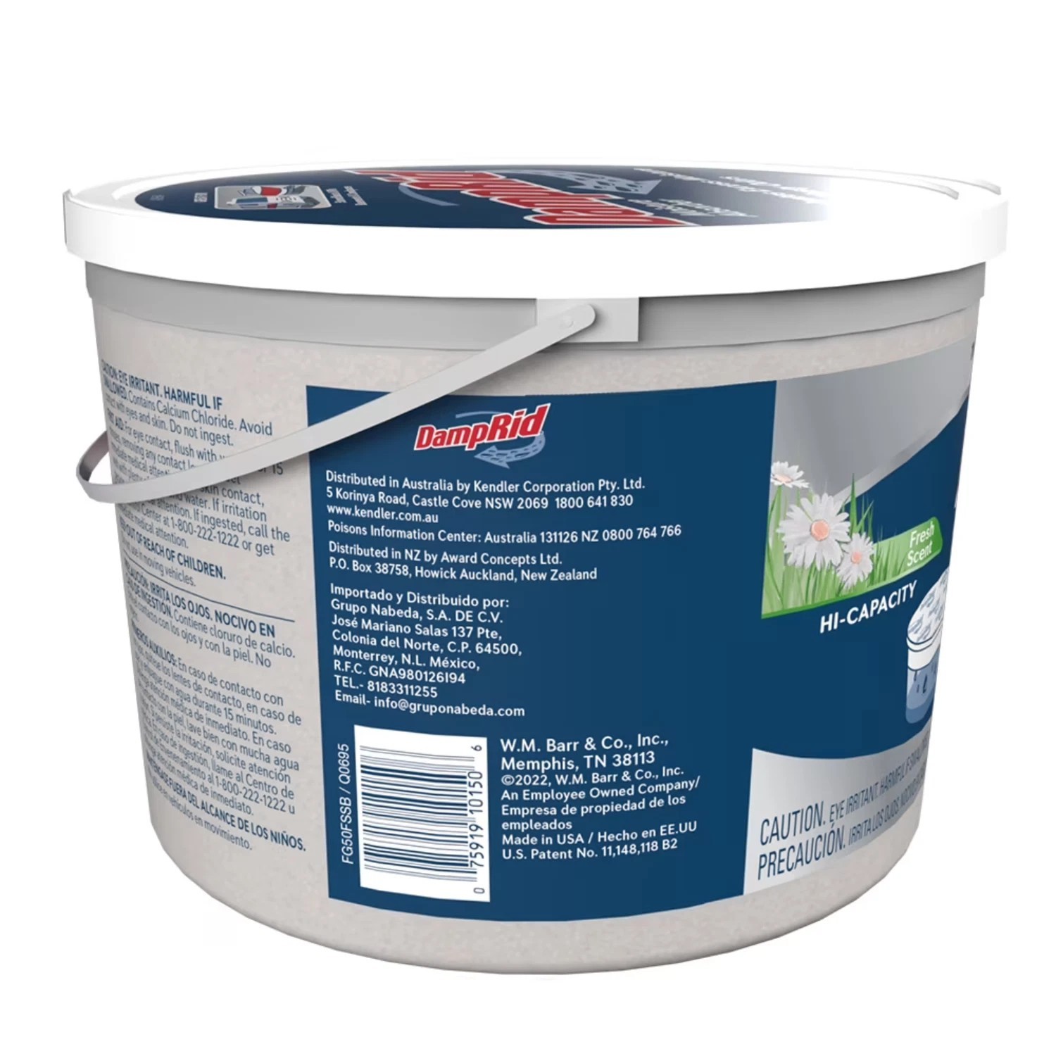 (4 pack) DampRid Hi-Capacity Moisture Absorber, Fresh Scent, 2LB 15.5oz