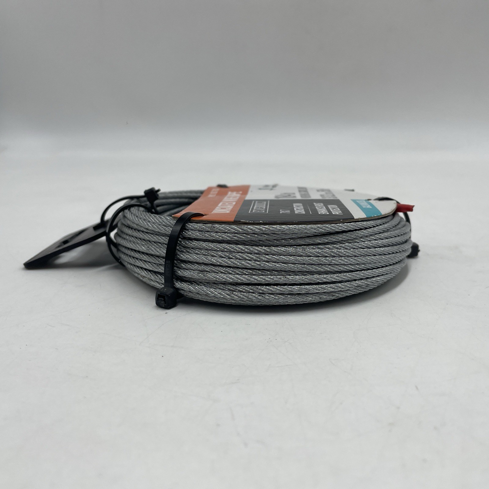 Everbilt Vinyl Uncoated Galvanized Wire Rope 3/32″ x 50Ft.