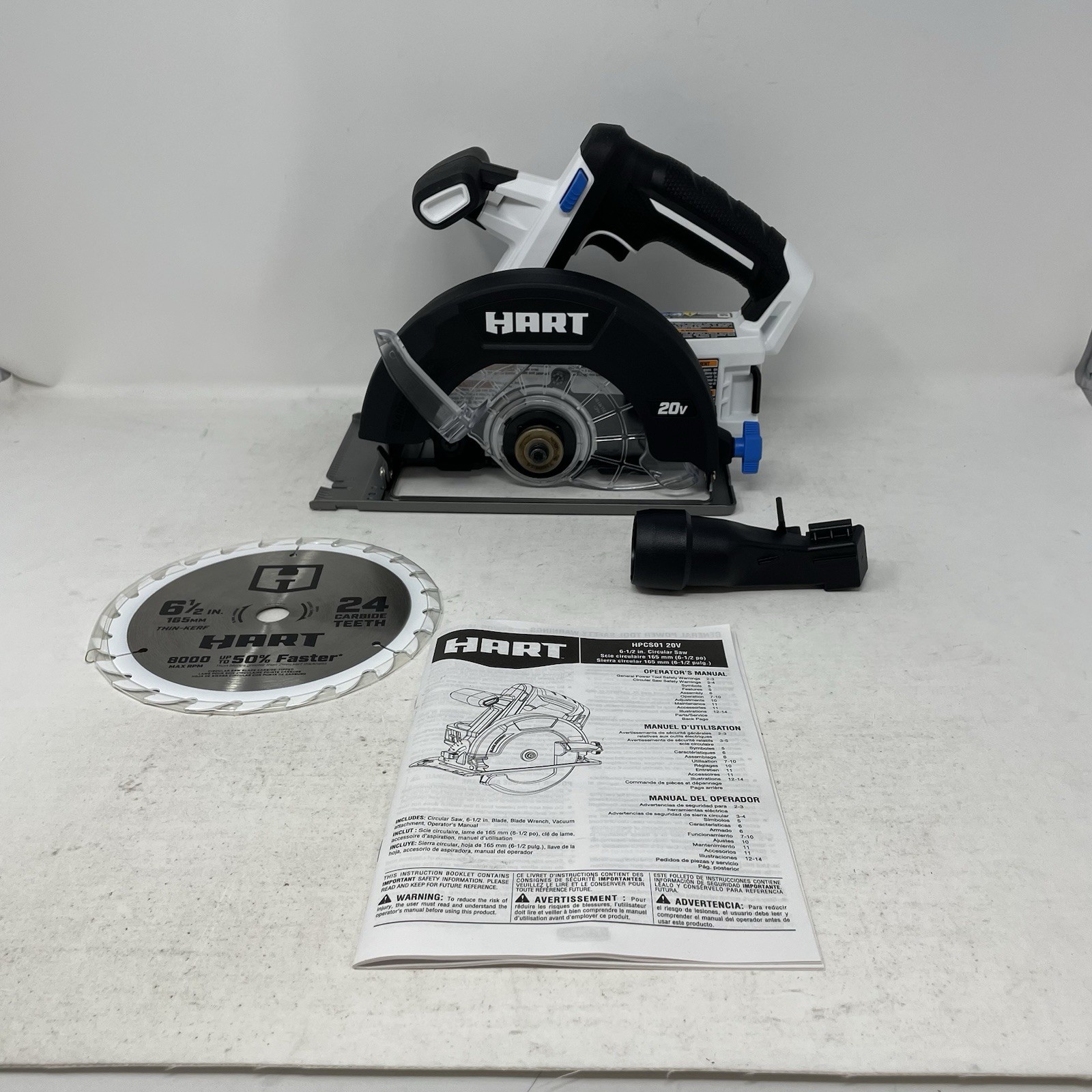 Hart 20V Volt Cordless 6.5″ Circular Saw HPCS01 *Tool Only*