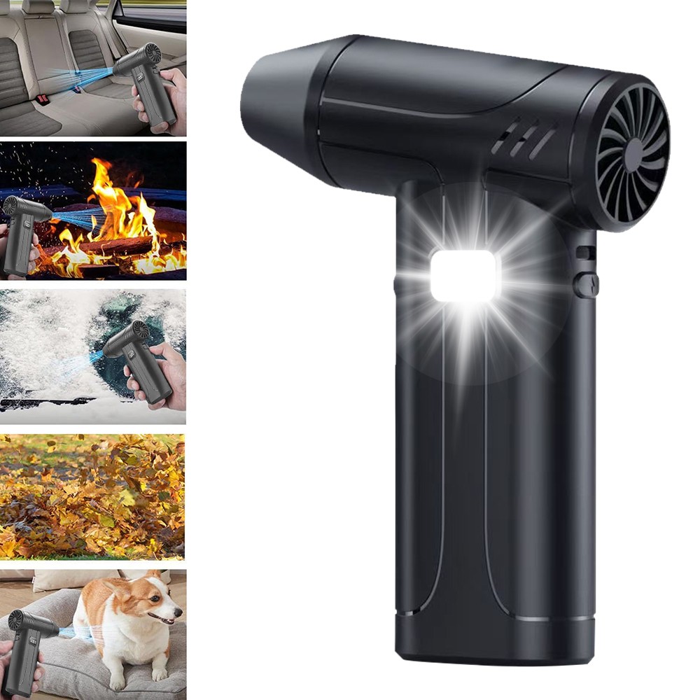 Portable Electric Air Duster Cordless Blower Turbo Fan w/LED Display 100000RPM