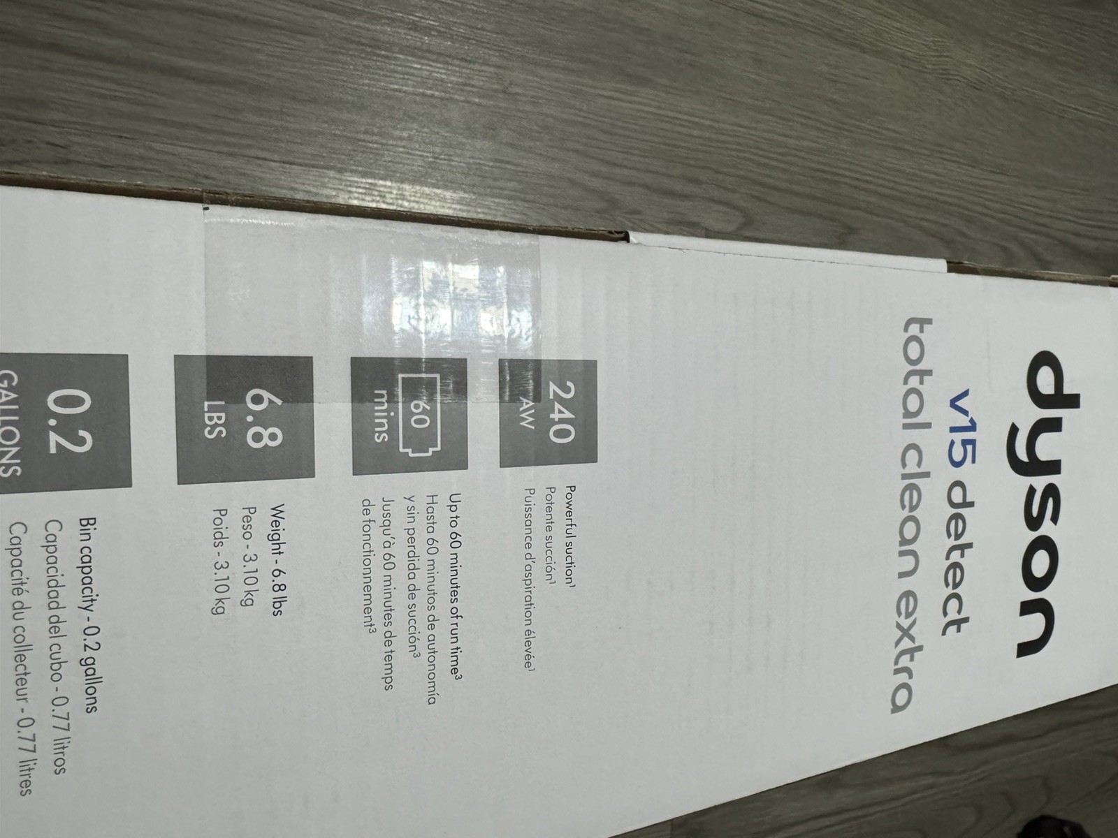 NEW UNOPENED Dyson V15 Detect Total Clean Extra Cordless Vacuum – Yellow