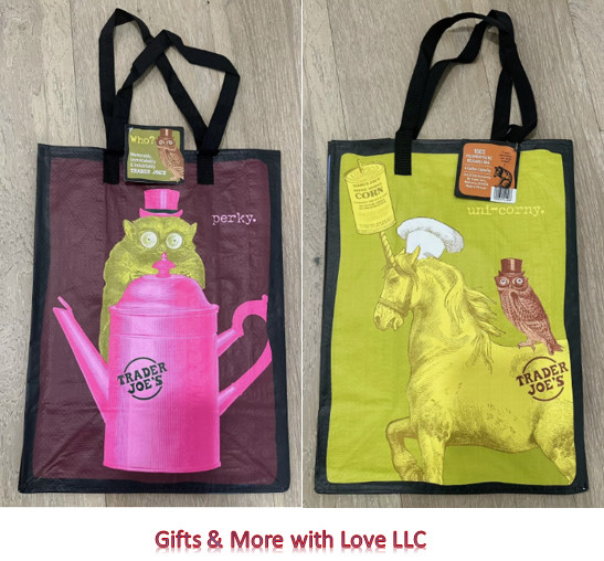 UPICK 1 💚 (52 Choices) Trader Joe’s NEW ECO REUSABLE GROCERY SHOPPING TOTE BAG