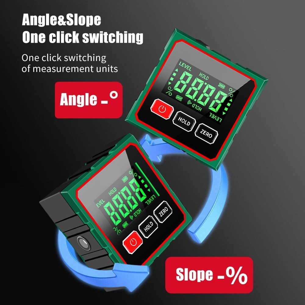 360° Magnetic Digital Protractor Angle Finder Gauge Inclinometer Level Meter US