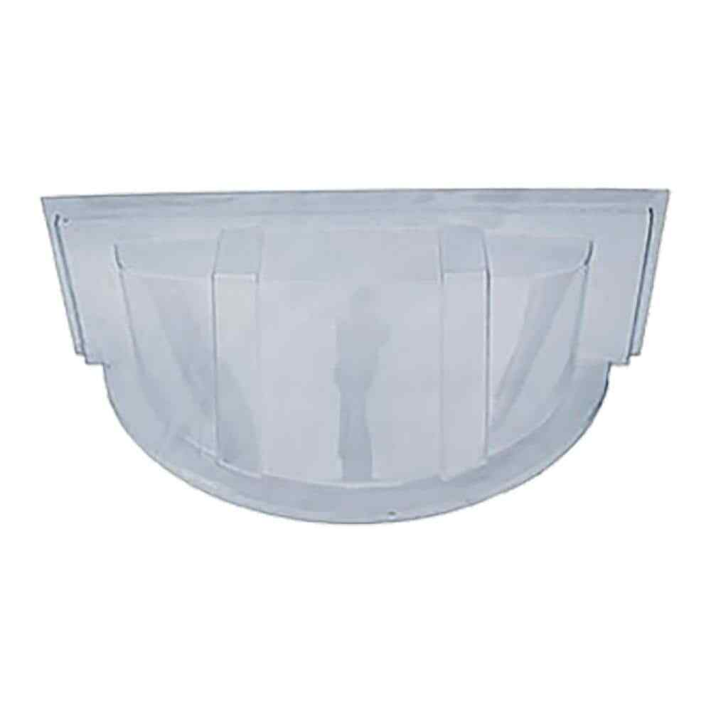 Window Well Cover Round Bubble, Economy 39 in. W x 17 in. D x 15 in. H, 1 Pack