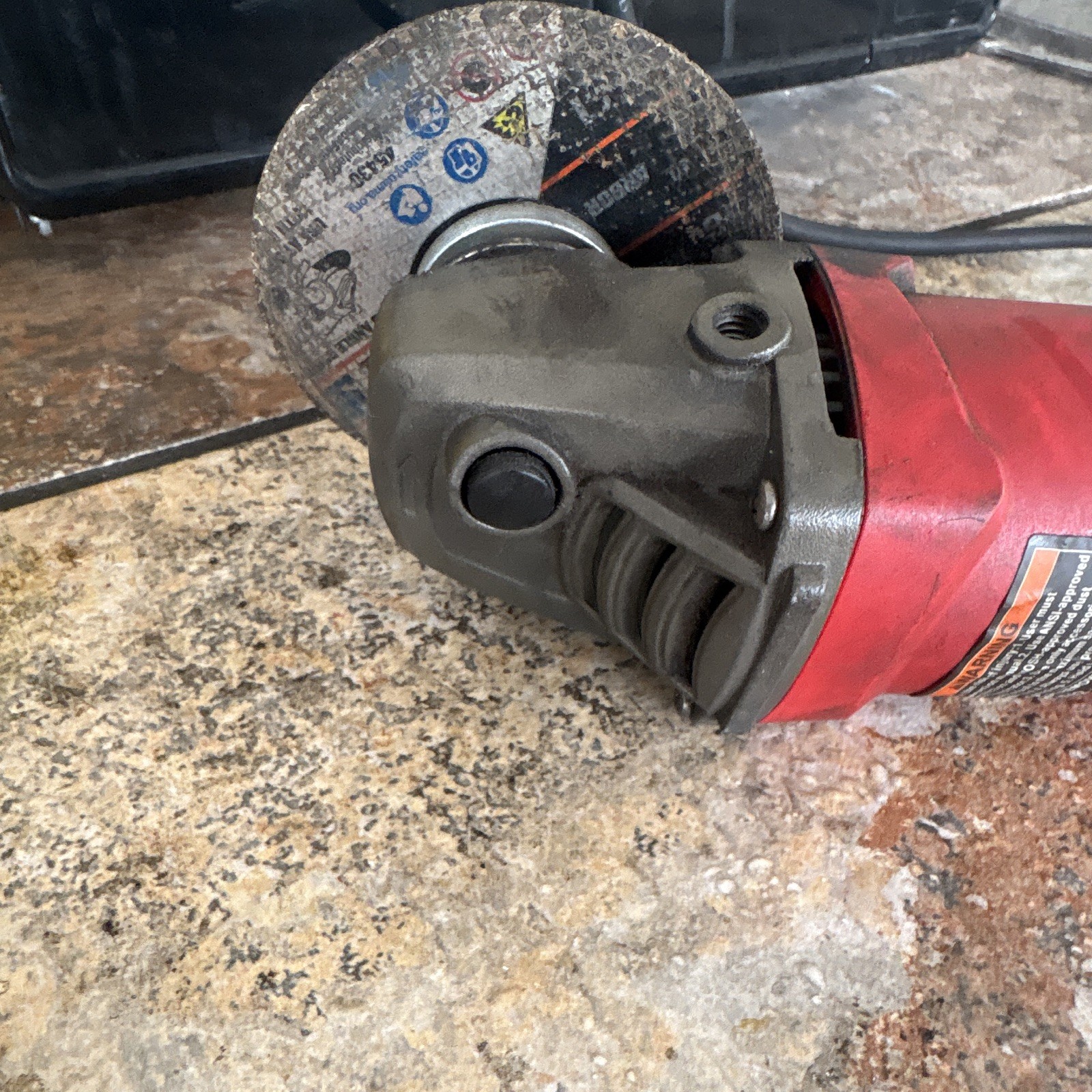 Bauer Angle Grinder Corded Electric Rotary/Circular Red/Black MPN 64842