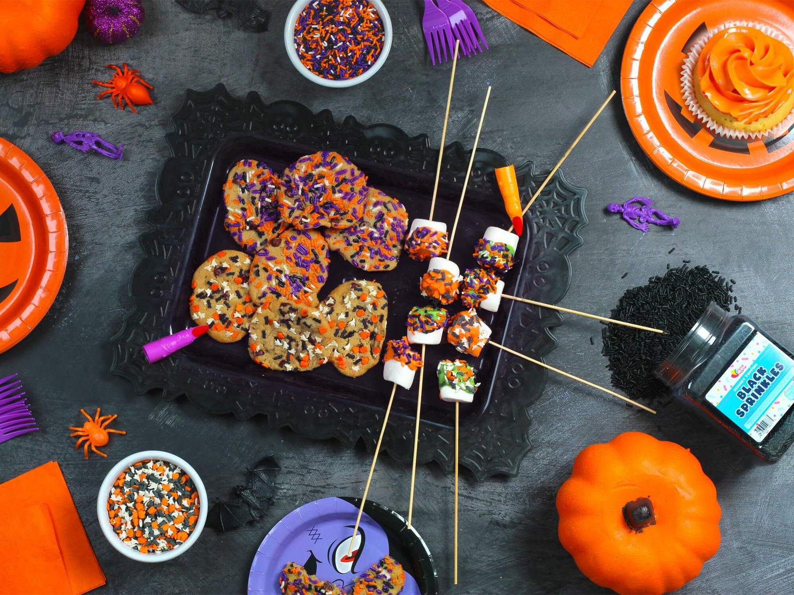 A Great Surprise Halloween Sprinkles Bulk – 1.7 LB – Bat, Pumpkin & Ghosts Confe