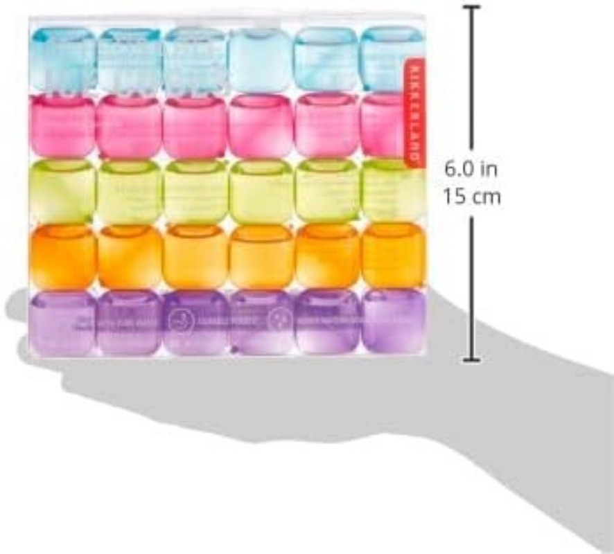 Reusable Ice Cubes Set of 30 Multicolor