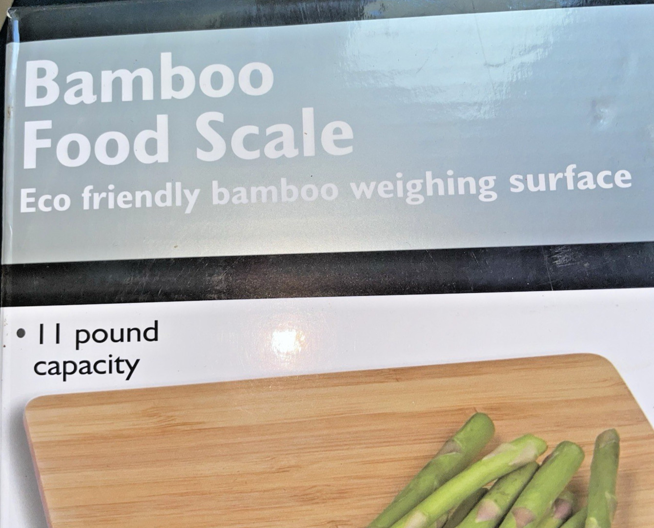 Taylor Bamboo Eco Friendly Food Scale Platform-11 lb Capacity-9 X 7 in Free Ship