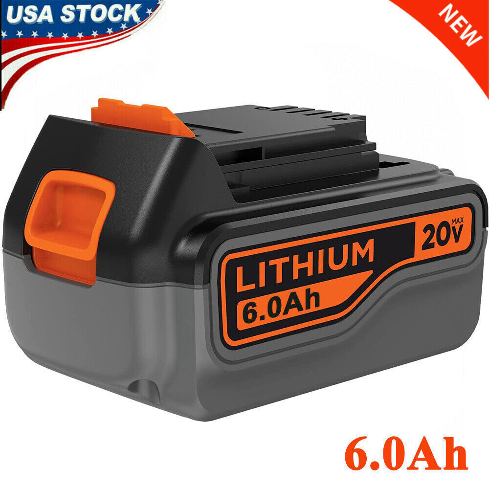 2X 20V 8.0Ah For Black and Decker 20 Volt Lithium Battery LBXR20 LST220 LBX20 US