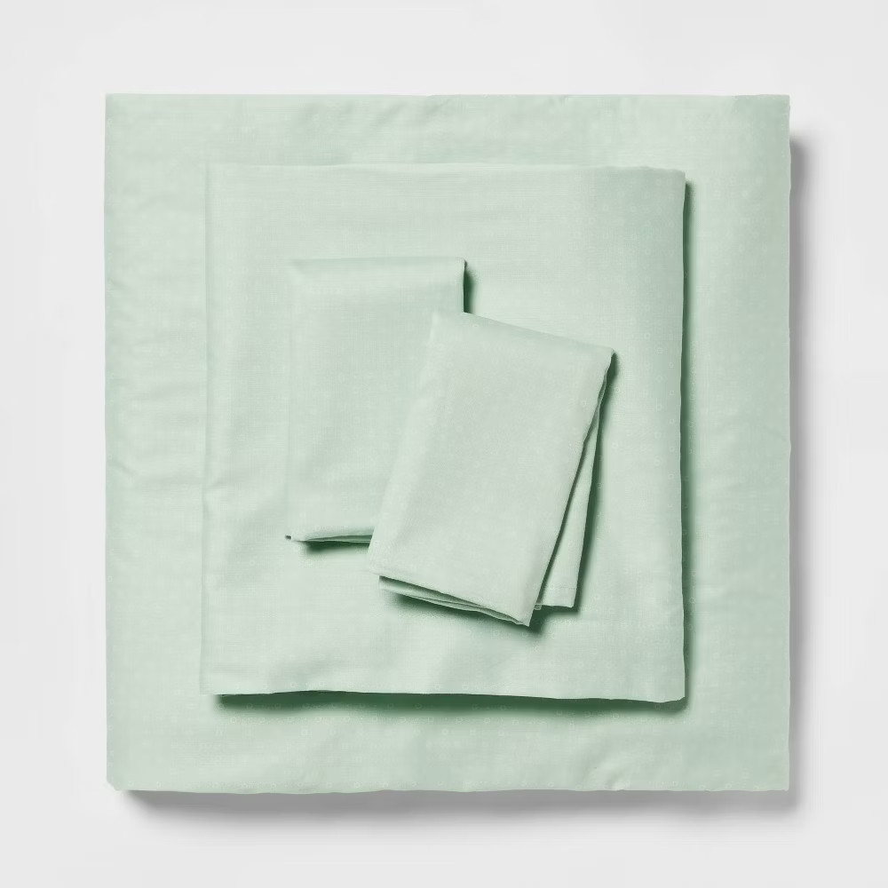 Cotton Blend Sateen Sheet Set – Room Essentials