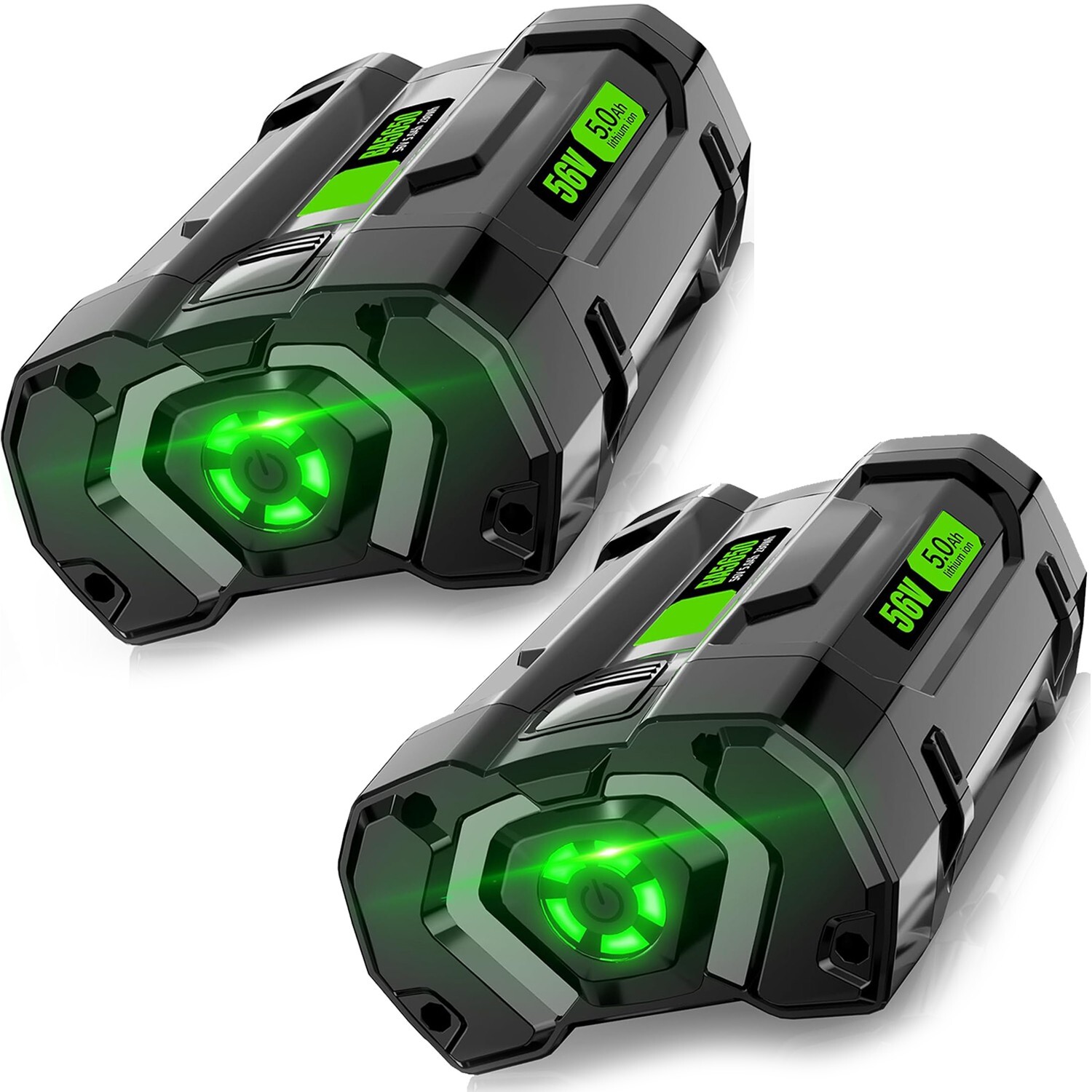 2PACK For EGO 56V 56Volt BA2800T POWER+ 5.0AH Battery Lithium Ion BA2240 BA1400T