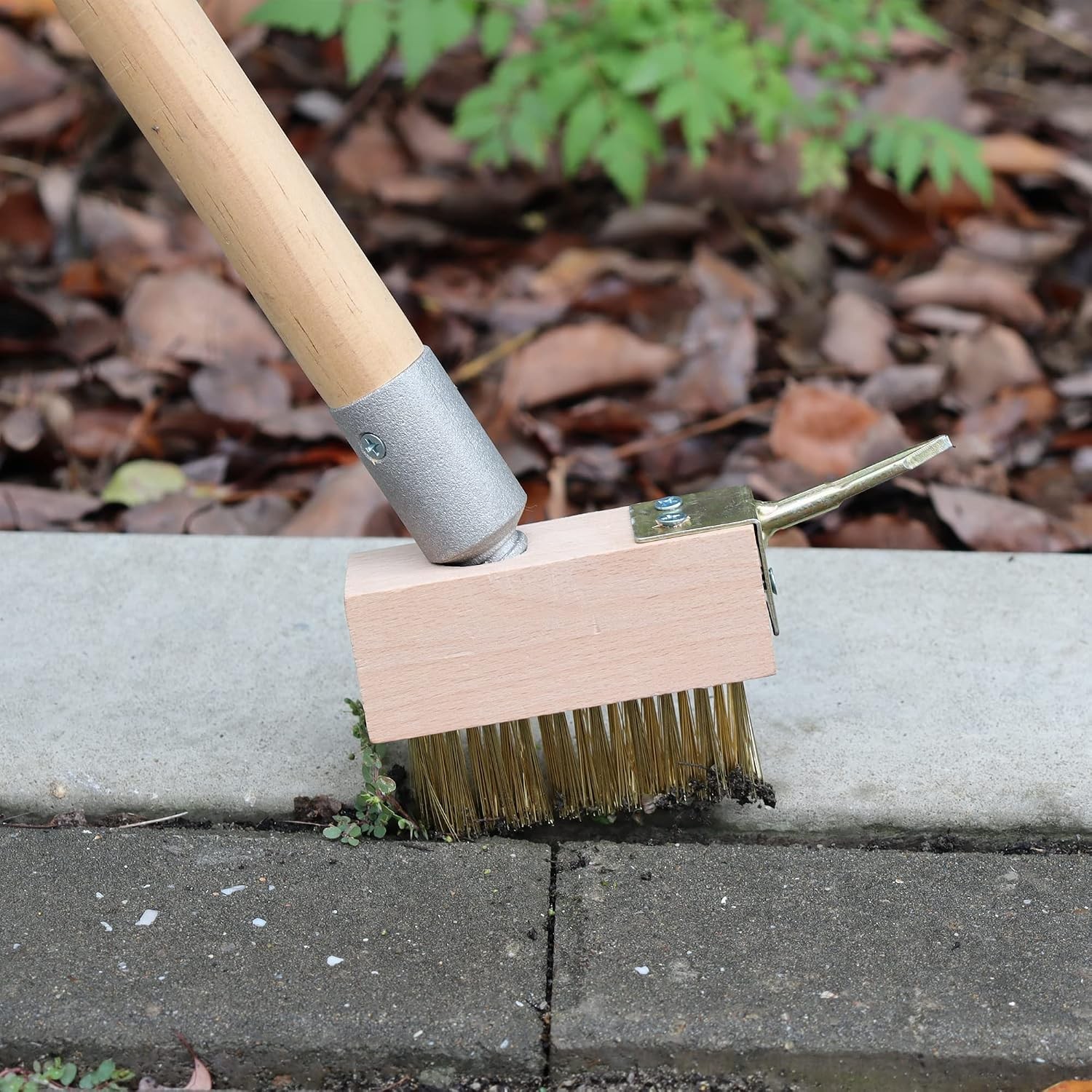 Moss & Weed Remover Wired Grout Cleaner Brush Great for Cleaning Decks Pavers