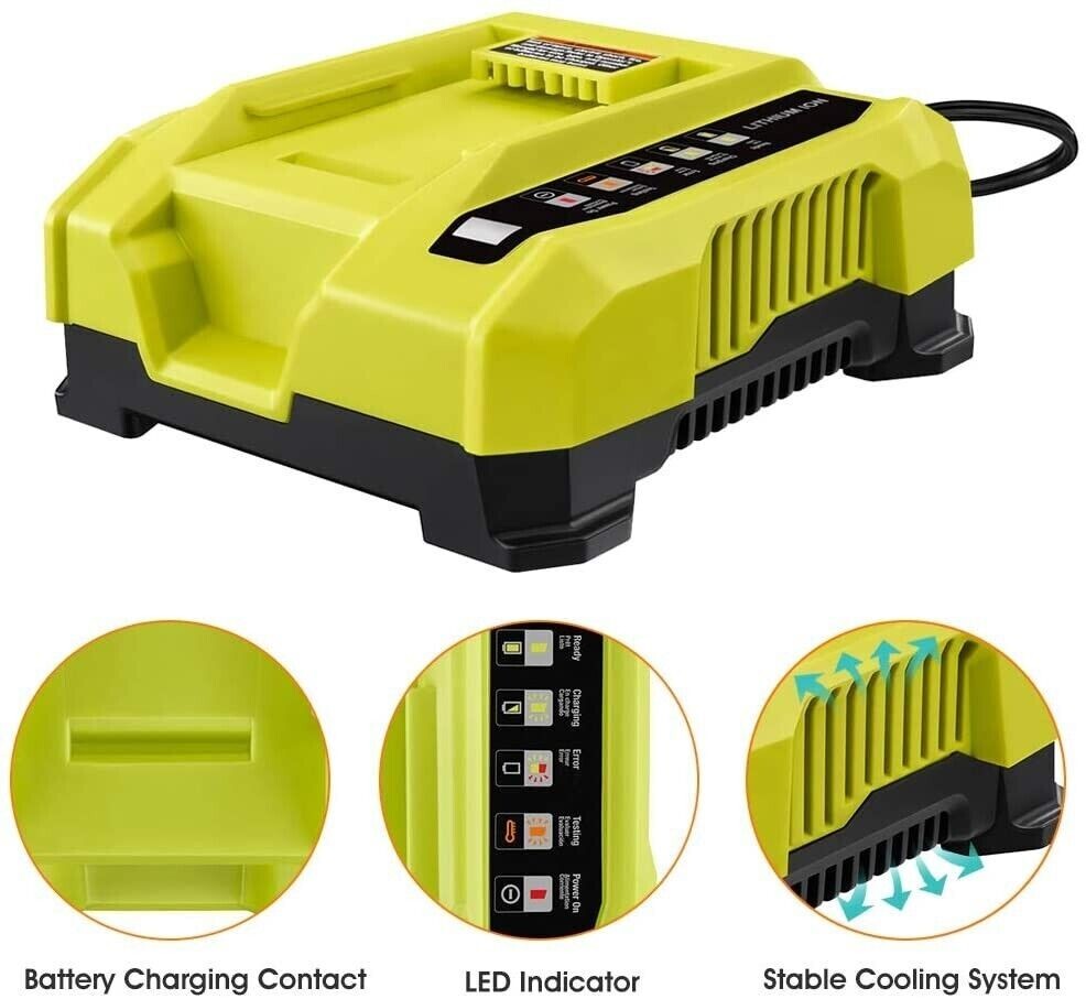 For Ryobi 40V Rapid OP401 Charger 6.0Ah Battery 40 Volt Lithium OP4050 OP40602