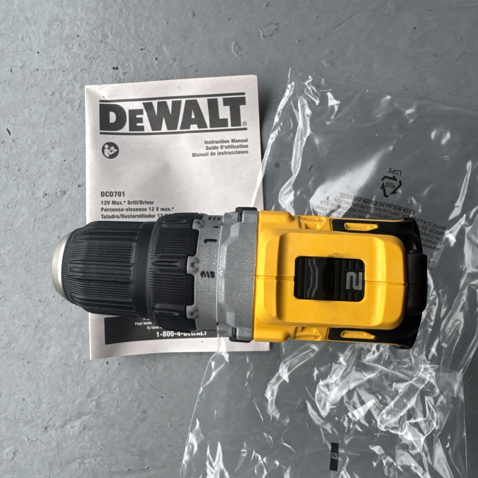DEWALT DCD701 XTREME 12-VOLT 12V CORDLESS BRUSHLESS 3/8″ DRILL DRIVER – NEW!