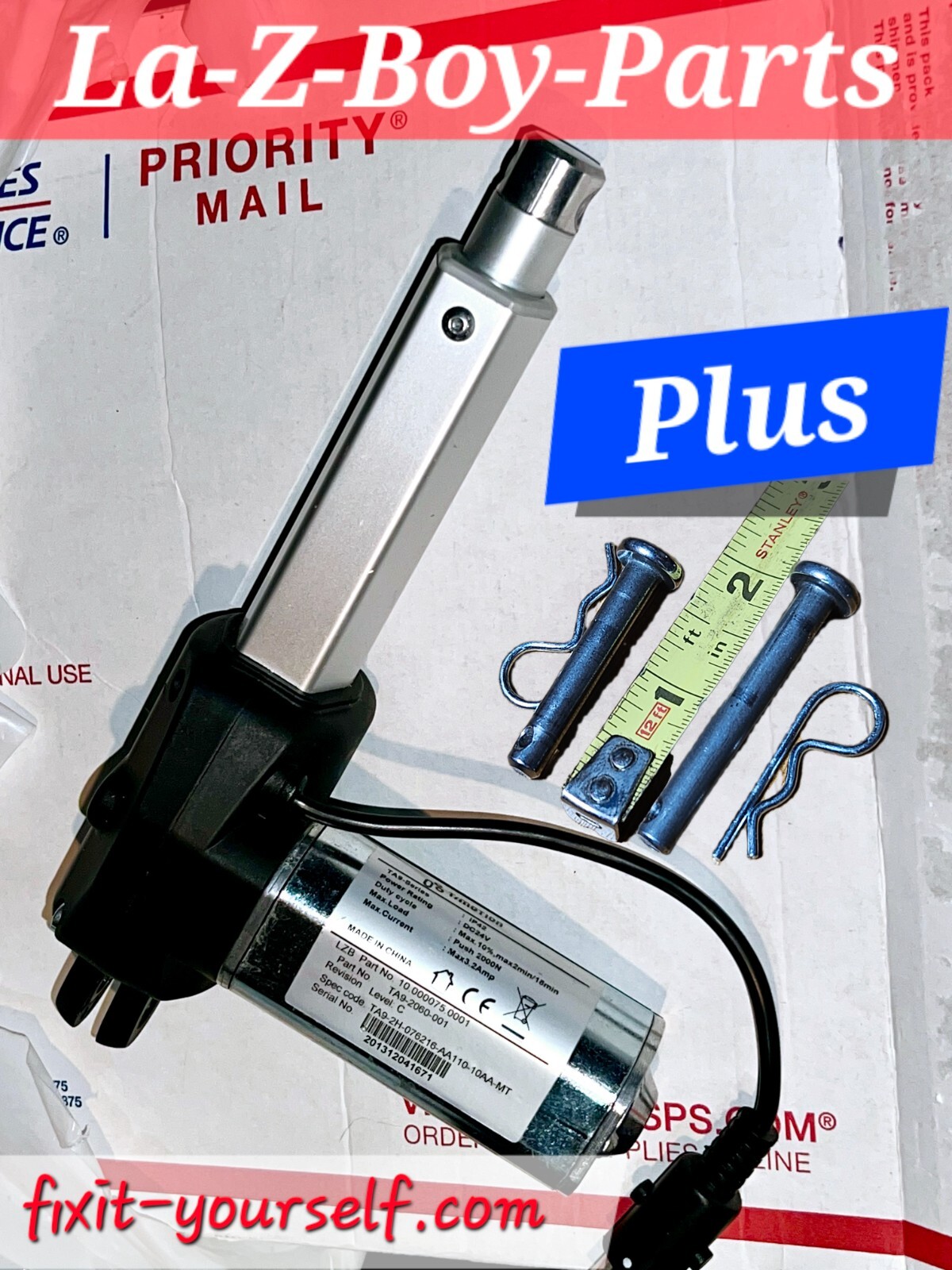 MINT! Lazy La Z Boy Motor Repair Fix TiMotion TA4 or TA9 2060 001 10.000075.0001