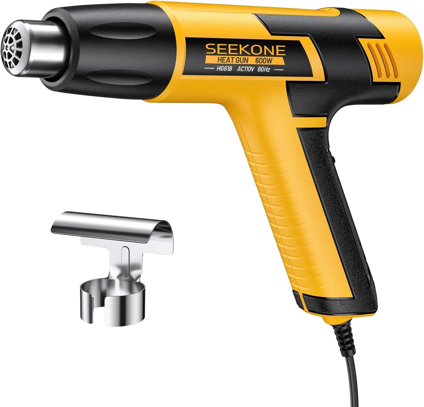 Lightweight Dual Temperature Heat Gun 572℉-932℉ for DIY Crafting & Repair