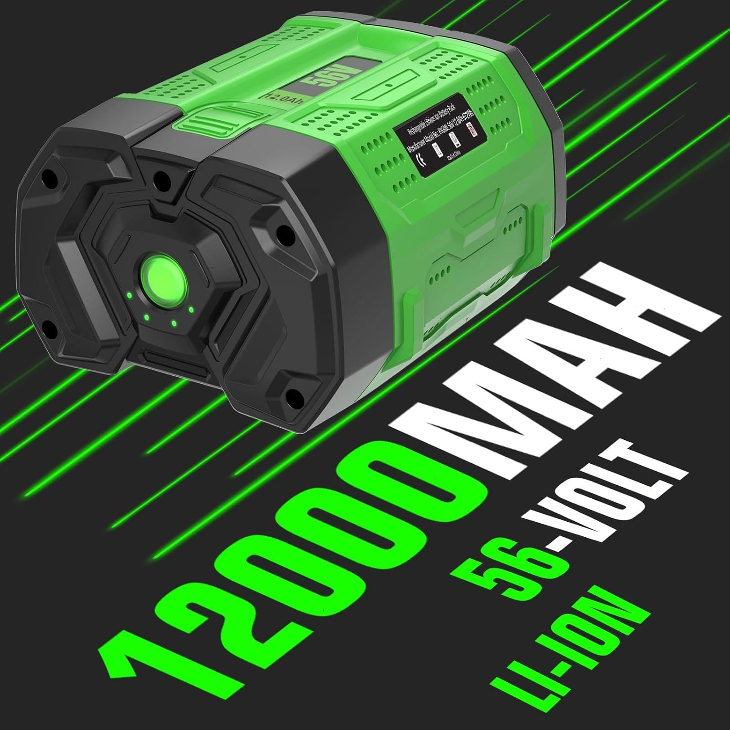 Genuine EGO POWER+ BA2800T 56V 12.0 Ah Lithium-ion Battery Upgrade Fuel Gauge