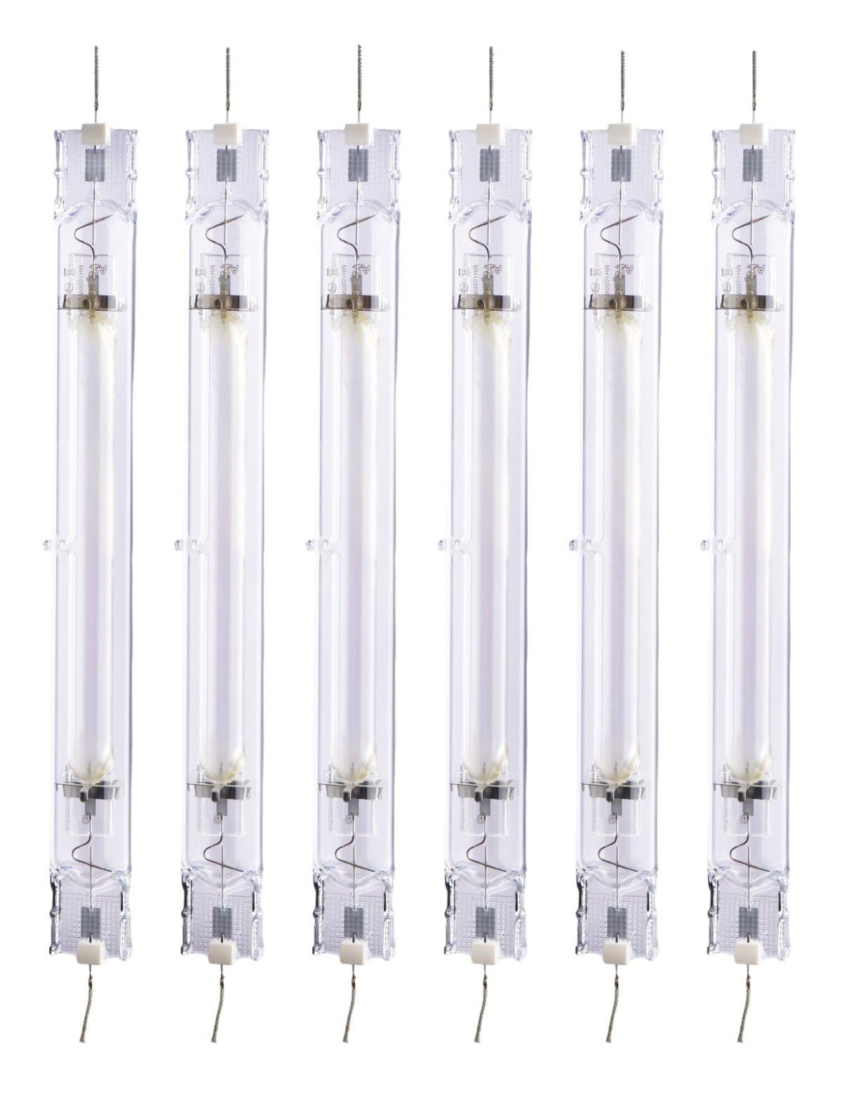 6 Pack 1000Watt Double Ended Enhanced Performance Metal Halide MH Grow Light Lam
