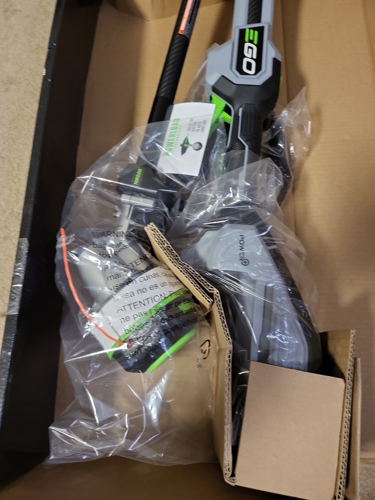 EGO Power+ ST1610T 16″ POWERLOAD String Trimmer – Battery & Charger Not Included