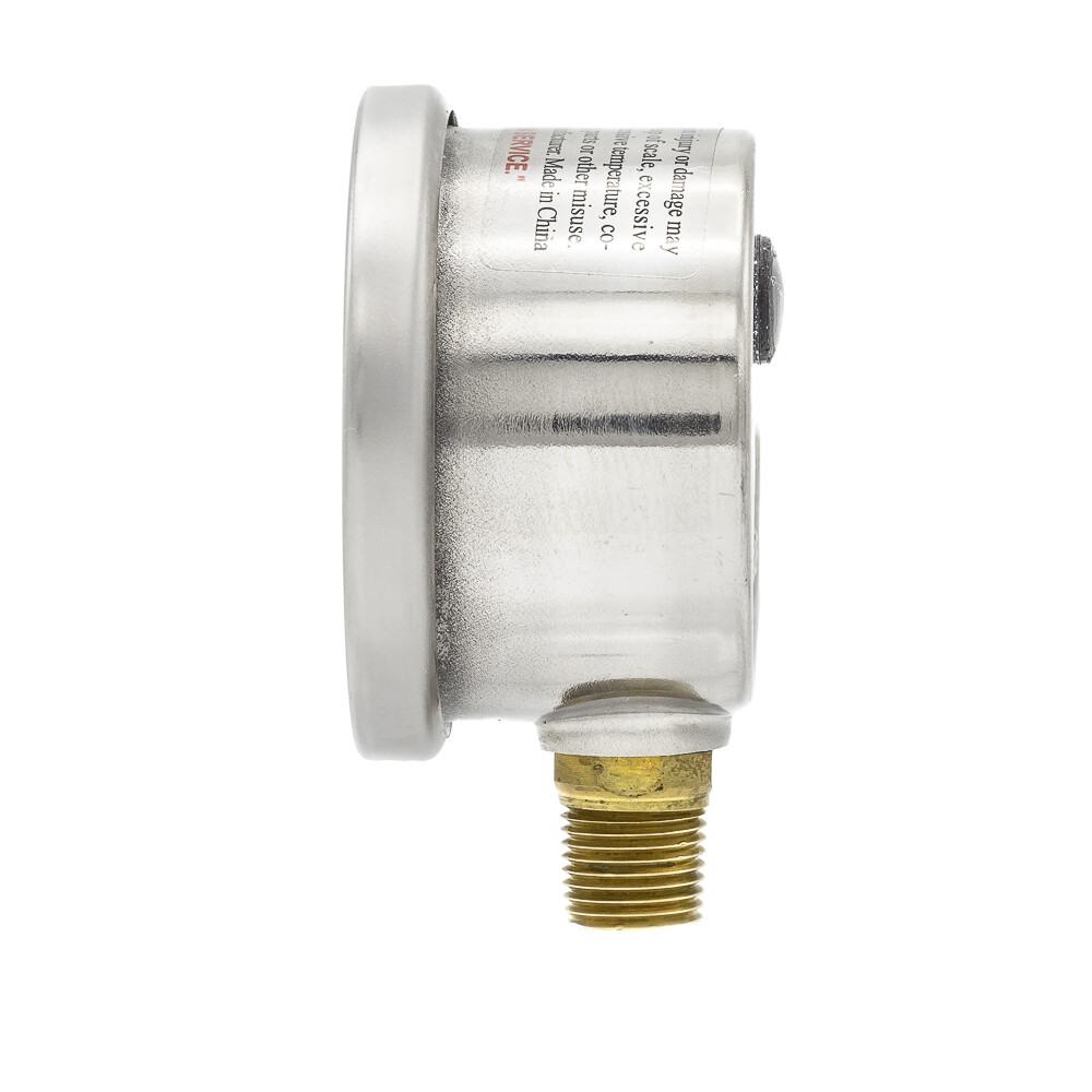 Liquid Filled Lower Mount Pressure Gauge with 1.5″ Dial, 0-5000PSI, 1/8″Male NPT