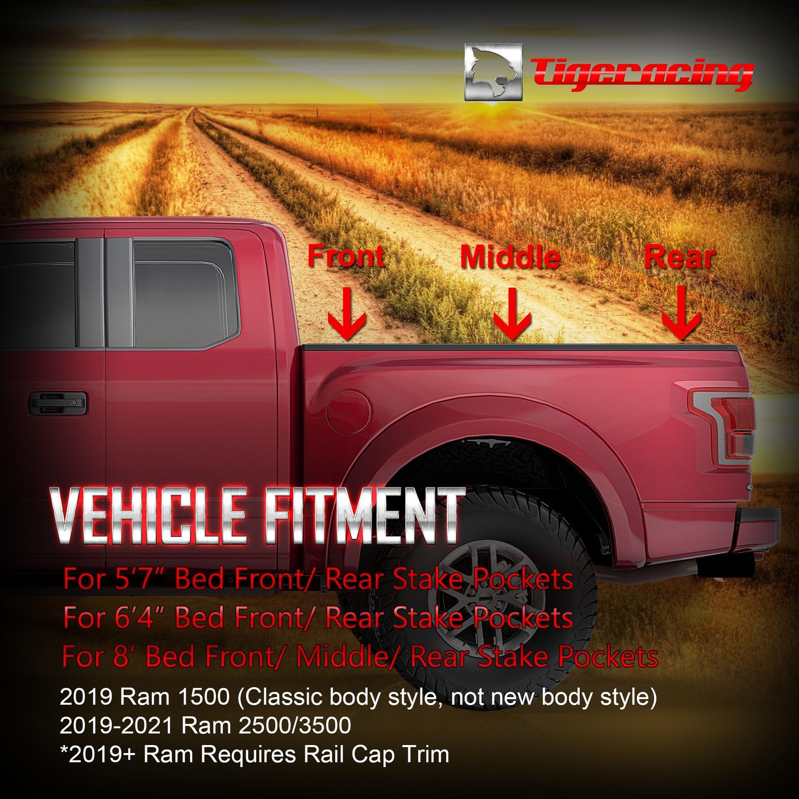 Tie Down Anchors 3000 LBS Capacity All Metal Compatible with 2019 Ram 1500