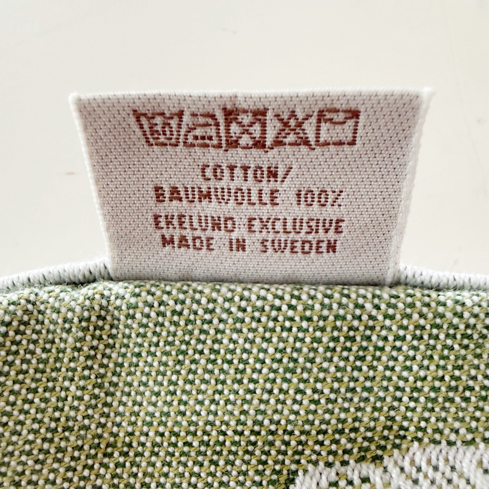 Set 2 MIERCO for EKELUND Sweden Cotton Towel : Lemon + Olive / Yellow + Green