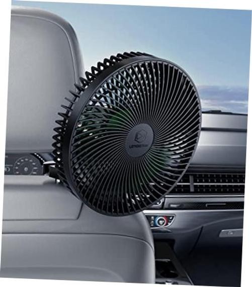 12V/24V Car Fan, Cigarette Lighter Stepless Speed Control, Electric Cooling