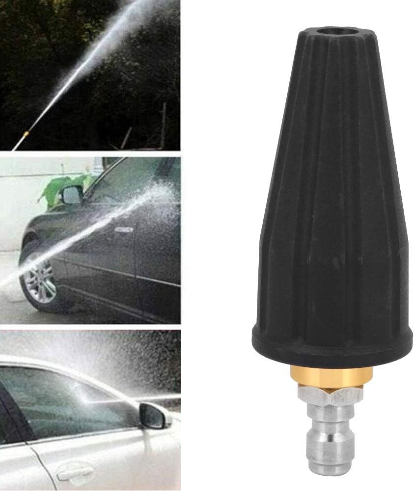 4.0GPM High Pressure Washer Rotating Turbo Nozzle Spray Tip 4000PSI 1/4″ Quick