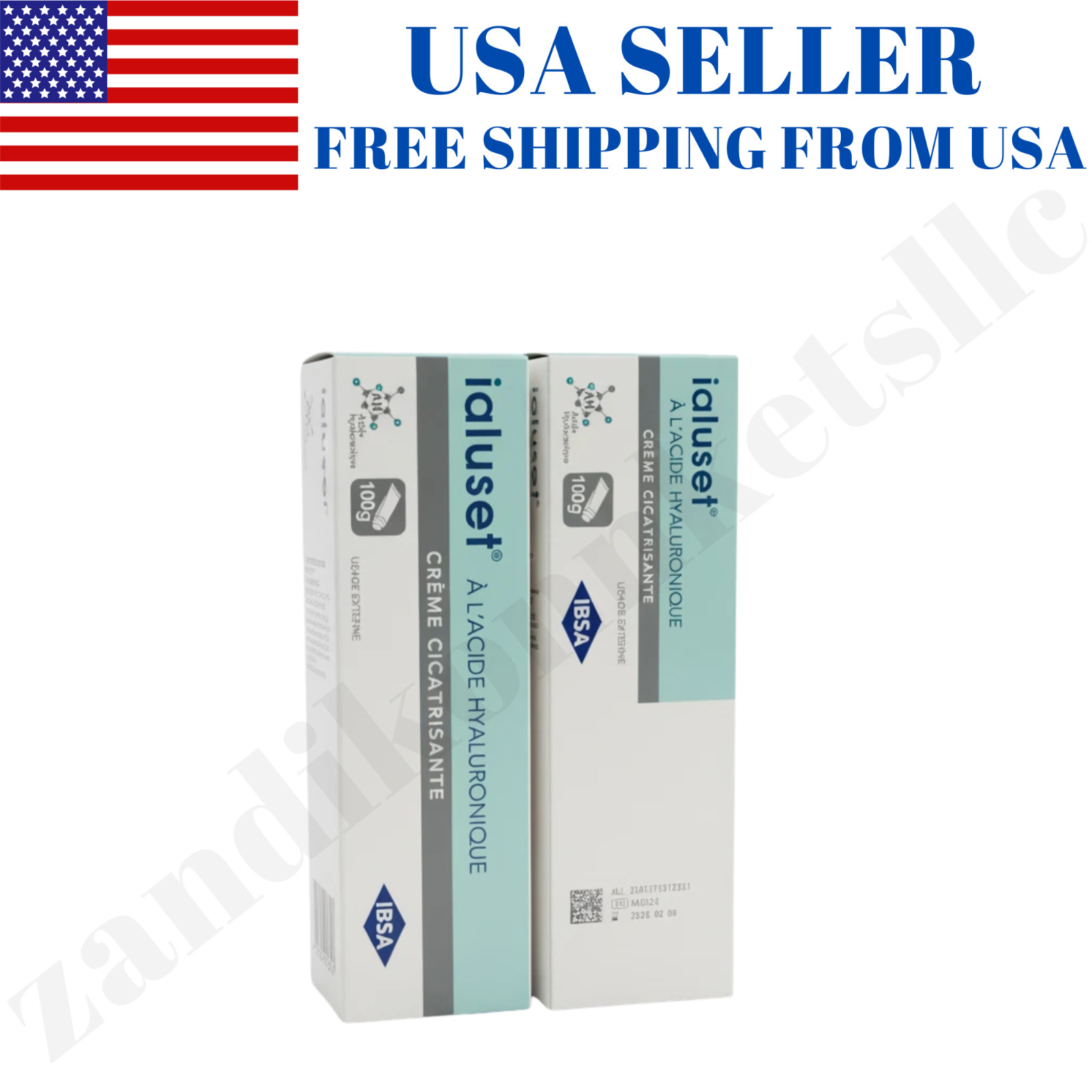 Ialuset Hyaluronic Acid Cream 100g NEW, IN BOX, SEALED TUBE Exp. Date: 08/2028