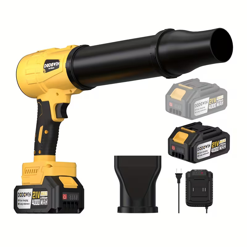 21V Electric Cordless Leaf Blower Lightweight Handheld Yard Cleaning Car Drying