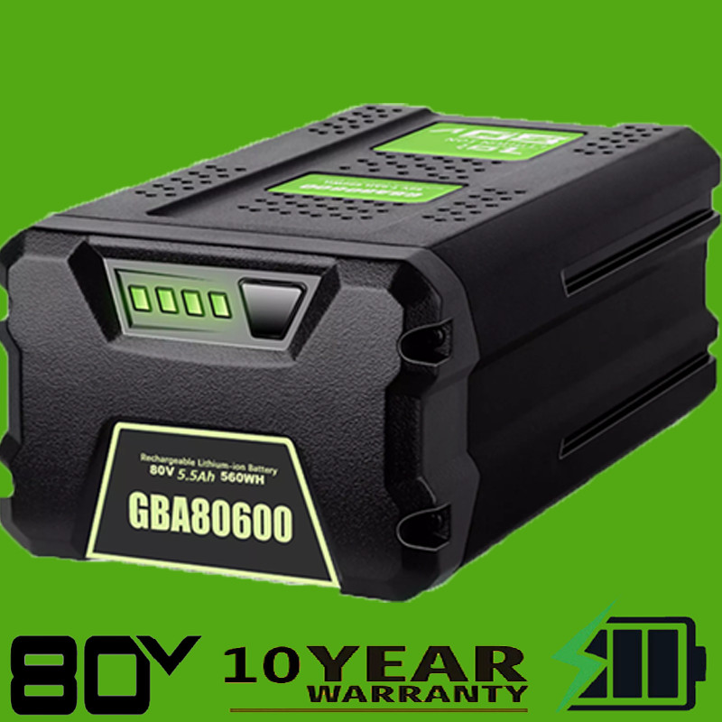 For Greenworks 80V Li-ion Battery 5.0Ah /8.0Ah PRO 80V GBA80200 GBA80600 2601302