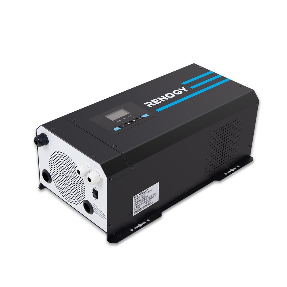 Renogy 2000W 12V DC to 120V AC Pure Sine Wave Inverter W/ LCD Display