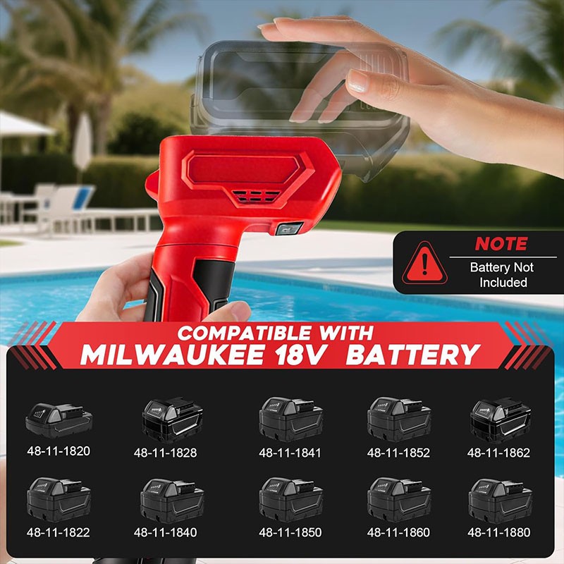 Brushless Cordless Stick Water Transfer Pump for Milwaukee Battery (No Battery)