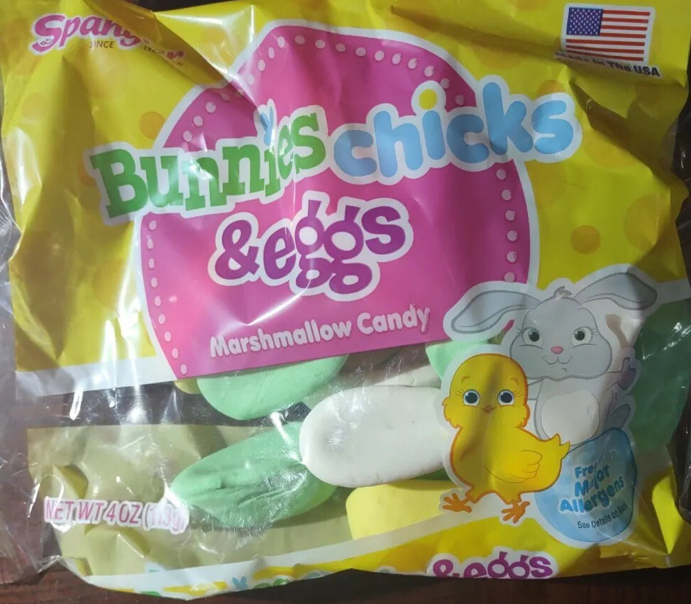 Bunnieschicks & Eggs Marshmallow Candy-Brand New-SHIPS N 24 HOURS