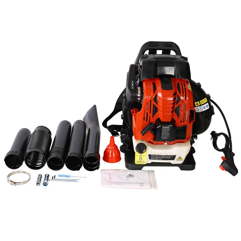 2/4-Stroke Backpack Leaf Blower Engine GAS 52/76 cc Gasoline 530/750 CFM